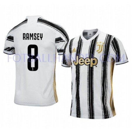 Herre Fotballdrakter Juventus Aaron Ramsey 8 Hjemme 2020-21 Kortermet